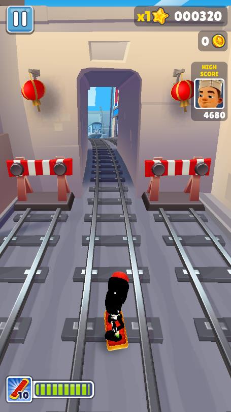 地铁跑酷黑色金币版本(Subway Surf)截图2