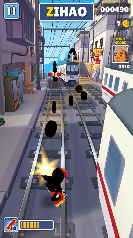 地铁跑酷黑色金币版本(Subway Surf)截图3