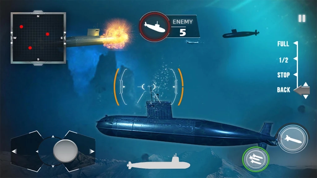 Naval Submarine Warzone海军潜艇战争模拟器官方版截图3