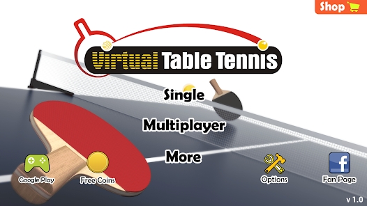 虚拟乒乓球国际服(Virtual Table Tennis)百度版截图2