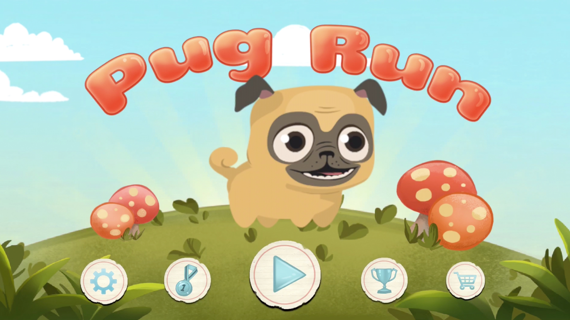 哈巴快跑游戏官方版(Pug Run)截图2