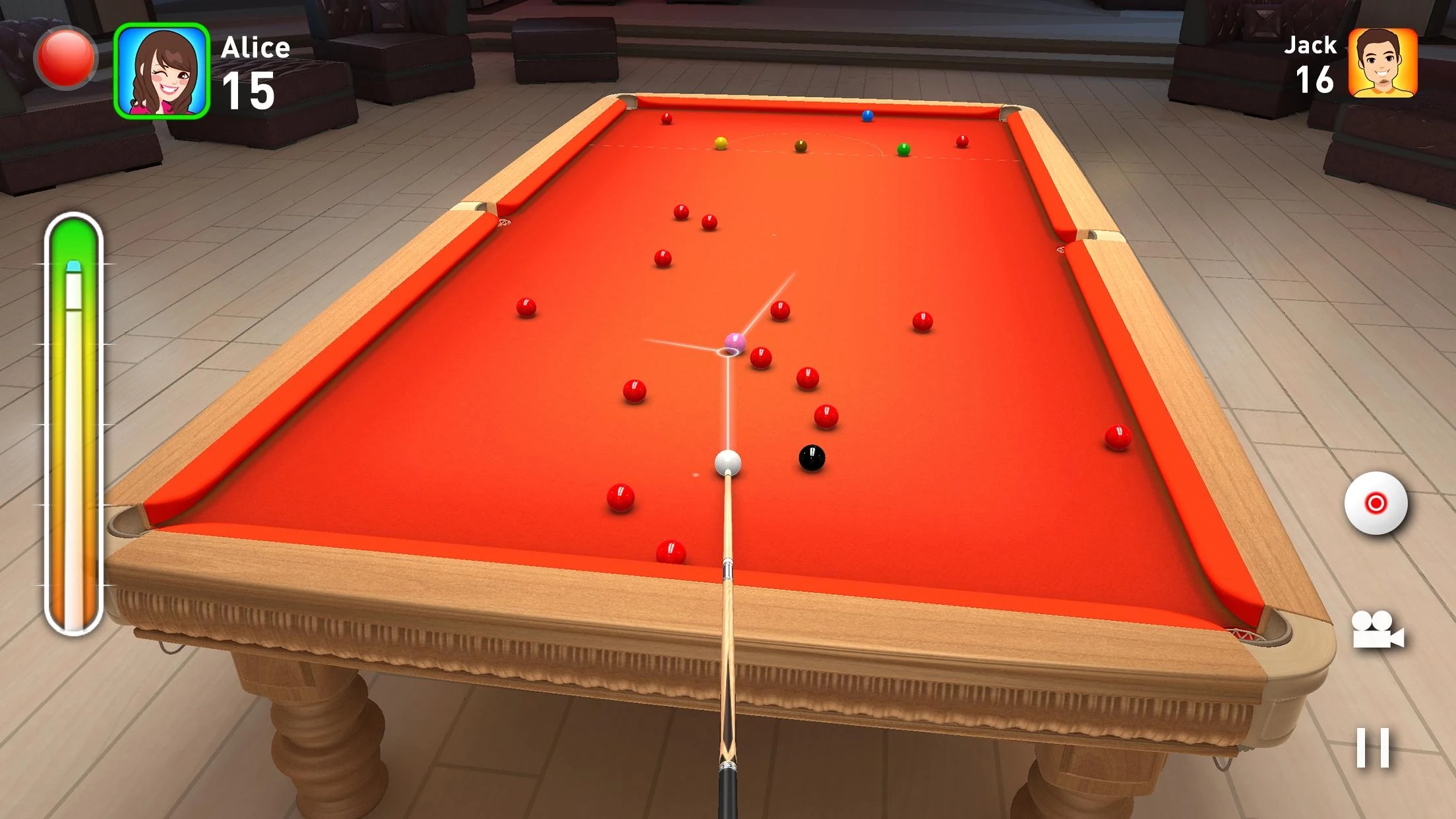 真实斯诺克3D官方版(Real Snooker 3D)截图2