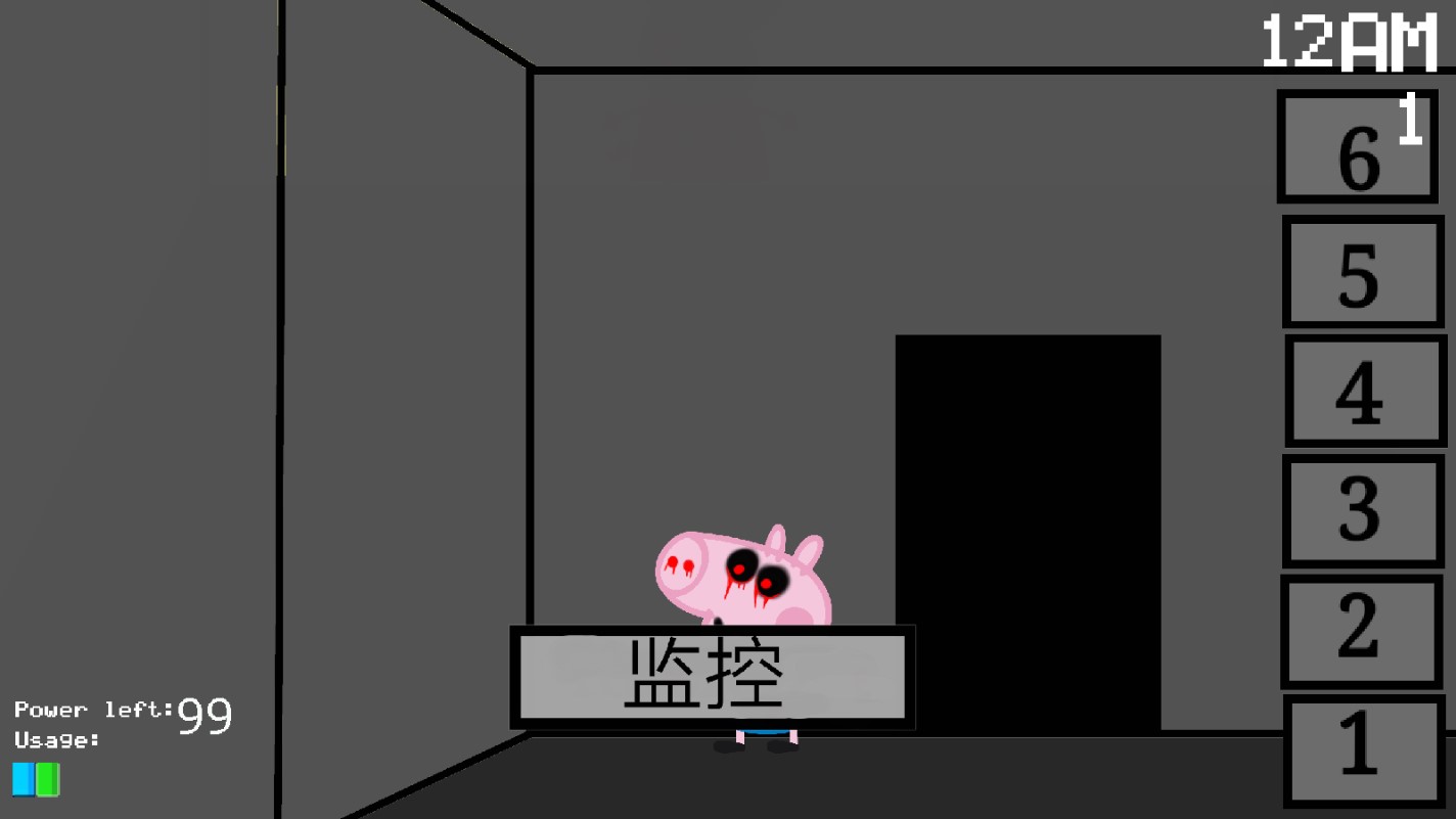 小猪佩奇的午夜后宫阴间版Five Night At Peppa Pig 2截图2