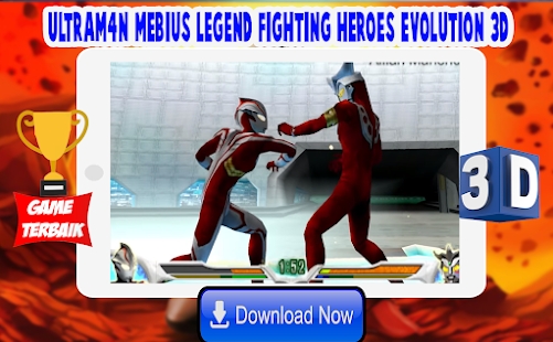 奥特格斗梦比优斯英雄3D最新版(Ultrafighter : Mebius Heroes 3D)截图2