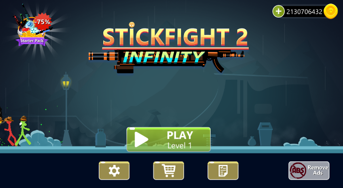 火柴人超级格斗破解版(Stickman Fighter Infinity)截图3