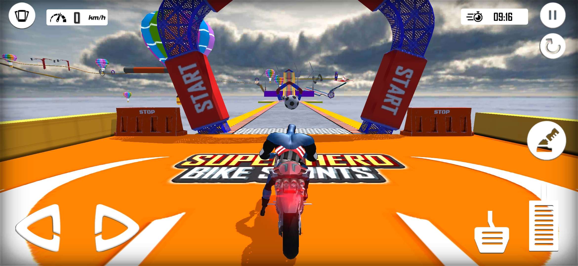 Superhero Bike Games Stunts手游最新版截图2