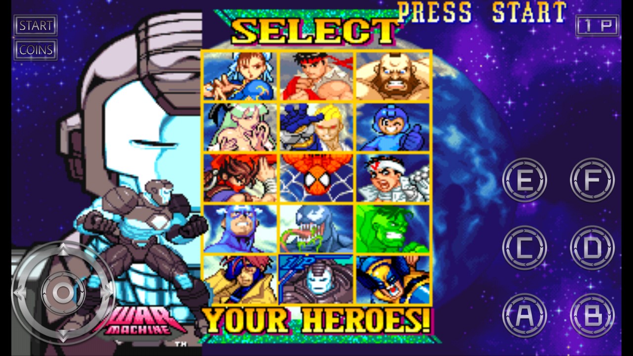 漫威vs卡普空手机版MARVEL VS CAPCOM PLUS STICK64截图3