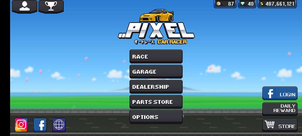 像素赛车手破解版最新版(Pixel Car Racer)截图3