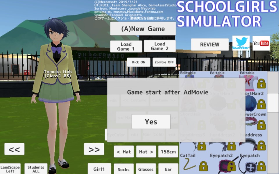 SchoolGirls Simulator校园女生模拟器病模mod