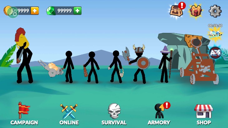 Age of Stickman Battle of Empires(火柴人帝国之战内置菜单版)截图2