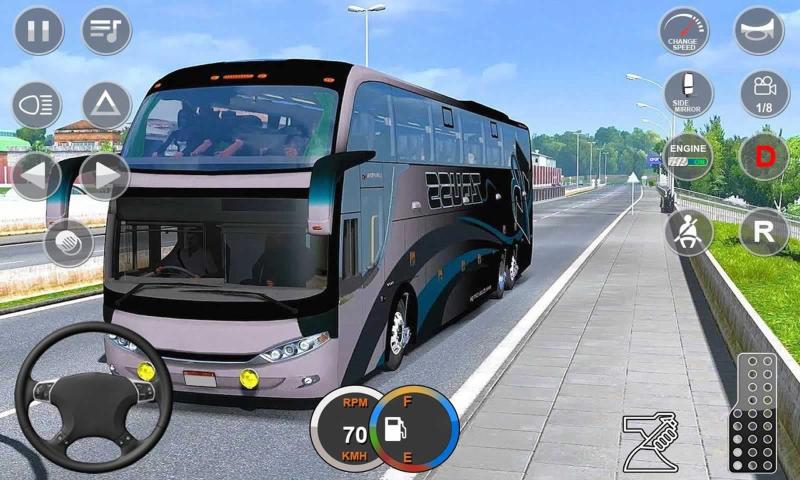 Impossible Bus Stunt Driving印度山区公交车道官方版截图2