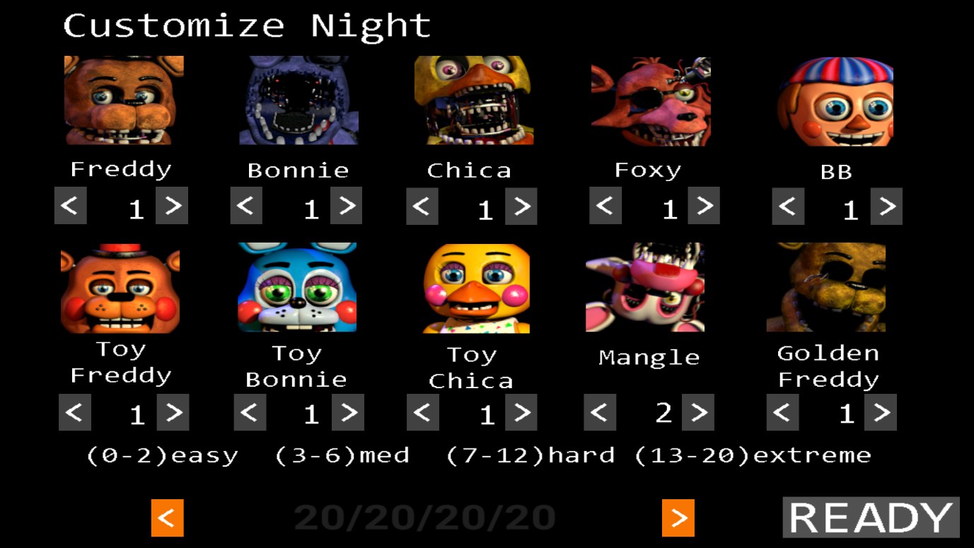 玩具熊的五夜后宫2之定制之夜官方版Five Nights at Freddys 2截图3