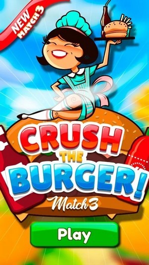 粉碎汉堡豪华三消手游正版(Crush the Burger)截图2