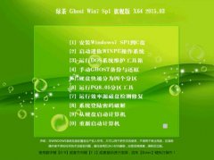 绿茶GHOST WIN7 SP1 X64 旗舰版 2015.03