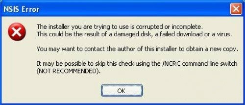 nsis error